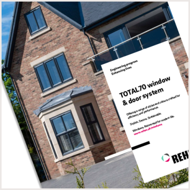 REHAU Total70 casement windows.